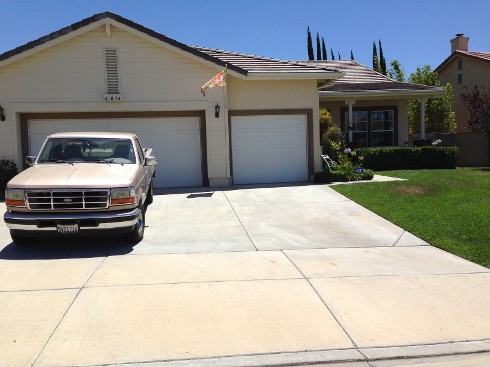 Pure Ivory Colored Stucco House