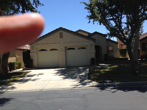 Sandstone Colored Stucco House