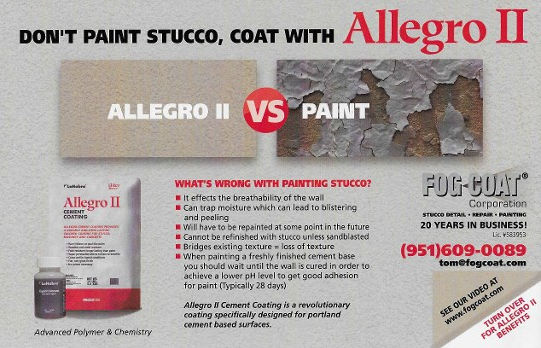 Home with New Allegro Coating